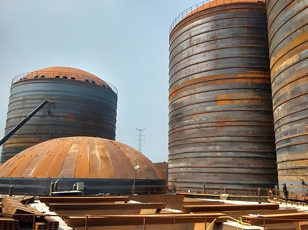 宏伟焦粉钢板仓